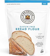 King Arthur Gluten Free Bread Flour: 1:1 Replacement for Yeasted Recipes - 2 lbs of Premium GF Flour for Artisan Boules, Bagels, Cinnamon Rolls & Burger Buns - Sorghum & Xanthan Gum