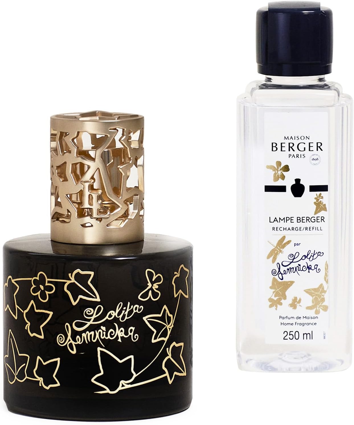 MAISON BERGER Lampe Berger Gift Set, Lolita Lempicka, Black Lamp