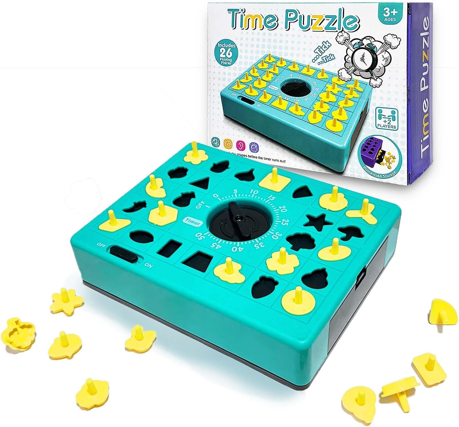 Timing Puzzles Board Games for 3-8 Year Old Boys Girls, Pop Up Board Games Toys Gifts for 4 5 6 7 Year Old, Kids Party Games for Hand-Eye Coordination, Birthday Gifts for Boys Girls Kids Age 3-12