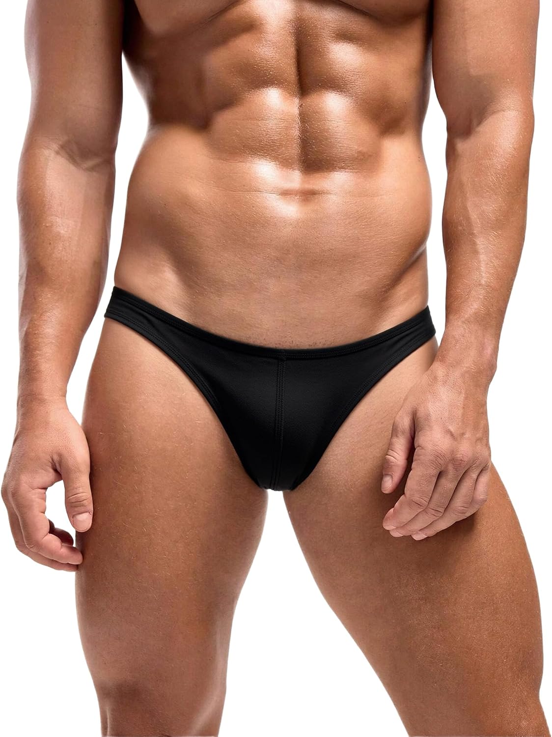 Men's Thong G-String Underwear Soft Stretch Brief Bulge Pouch Underwear | Men's Thong Underwear Sexy Low Rise Brief, Stretch and All-day Comfort