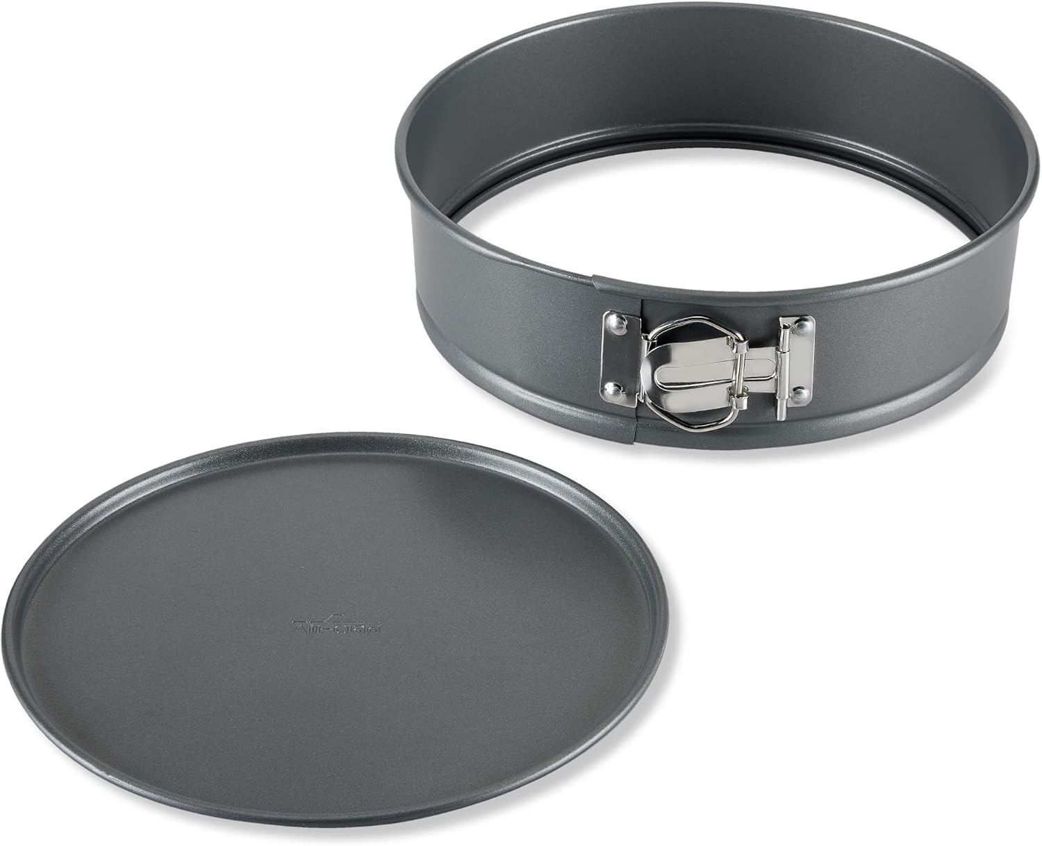 All-Clad Springform Pan 9 inch with Removable Bottom, Nonstick Pro-Release Bakeware, Professional Spring Form and Cheesecake Baking Mold, Durable Ceramic-Reinforced Non stick Coating, Grey
