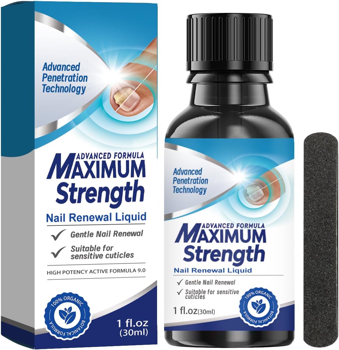 30ML Premium Fungal Nail Treatment - Eliminator for Fingernail & Toenail, Repair & Renew Nails - Extra Strong Anti-Fungal Solution