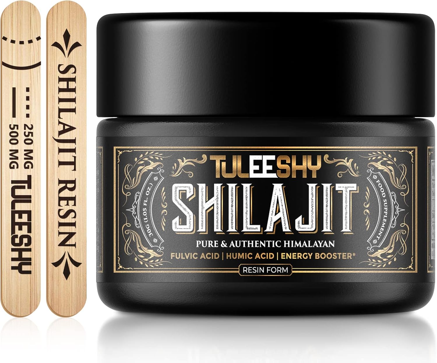 Shilajit Himalayan Shilajit Resin 30g - 100% Pure Shilajit with Fulvic Acid, Trace Minerals & Natural Compounds, Sourced from The Himalayas (Pack of 1)