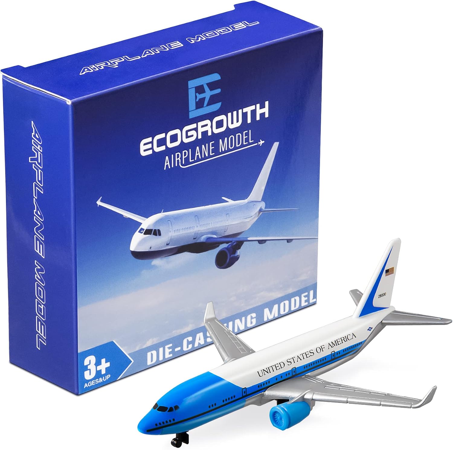 EcoGrowth Model Airplane American AirForceOne Plane Model Plane Airplane for Collection & Gifts