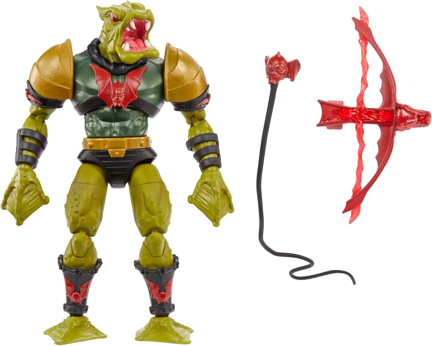 Masters of the Universe Age 6+ Masterverse Princess of Power Leech Action Figure, 30 Articulations, Armor, Whip & Crossbow, 7-inch Scale MOTU Toy, HYC54