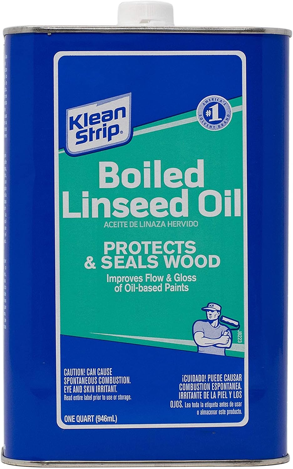Codes QLO45 Manufacturer KleanStrip Boiled Linseed Oil 1 Quart Brand Klean-Strip Green - Pack of 4