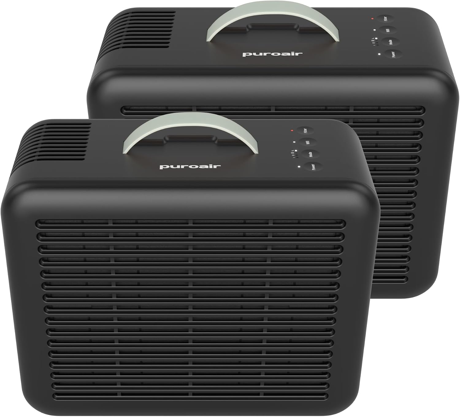 PuroAir 100i Smart HEPA Air Purifiers for Bedroom Home Pets - 550 Ft² (2PK)