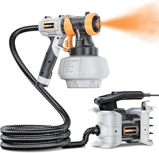 Upgraded Paint Sprayer - BATAVIA 700W HVLP High Power Spray Paint Gun with 6FT Air Hose, 4 Nozzles & 3 Patterns, Paint Sprayer for House Painting,Furniture,Cabinets,Fence,Walls,DIY Projects,etc