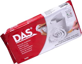 DAS Air Hardening Modeling Clay, 2.2 lb Block, White (387500)