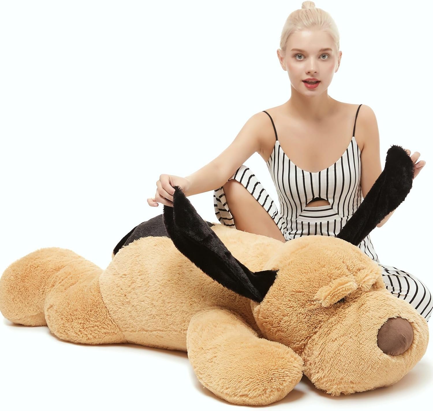 MorisMos Giant Dog Stuffed Animal, 51inch Large Dog Plush