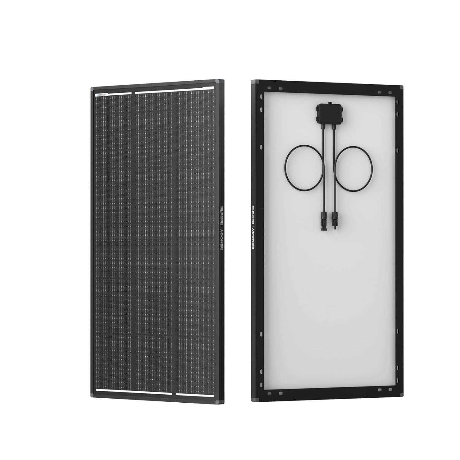 Renogy 120W ShadowFlux Anti-Shading N-Type Solar Panel, 12V 120 Watt Solar Panel 25% High-Efficiency, PV Module Power Charger for RV Marine Rooftop Farm Battery and Other Off-Grid Applications