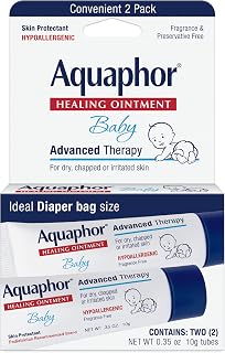 Aquaphor Baby Healing Ointment To-Go Pack - Advanced Therapy for Chapped Cheeks and Diaper Rash -2 Count(Pack of 1)