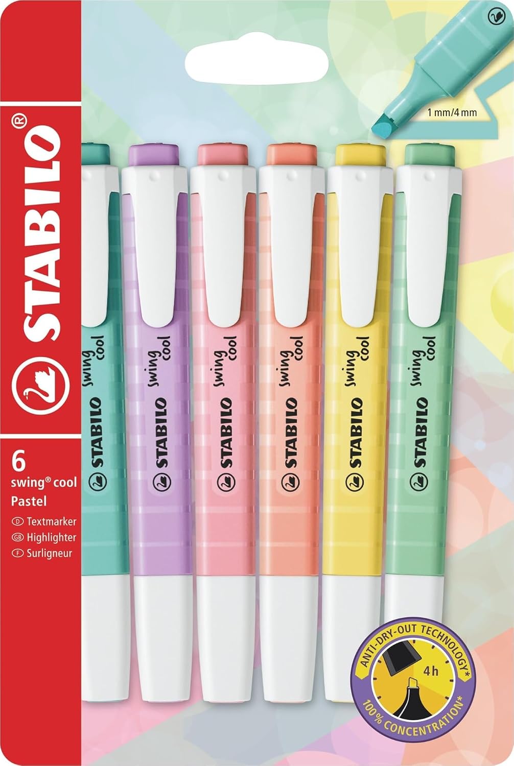 STABILO highlighter swing cool Pastel