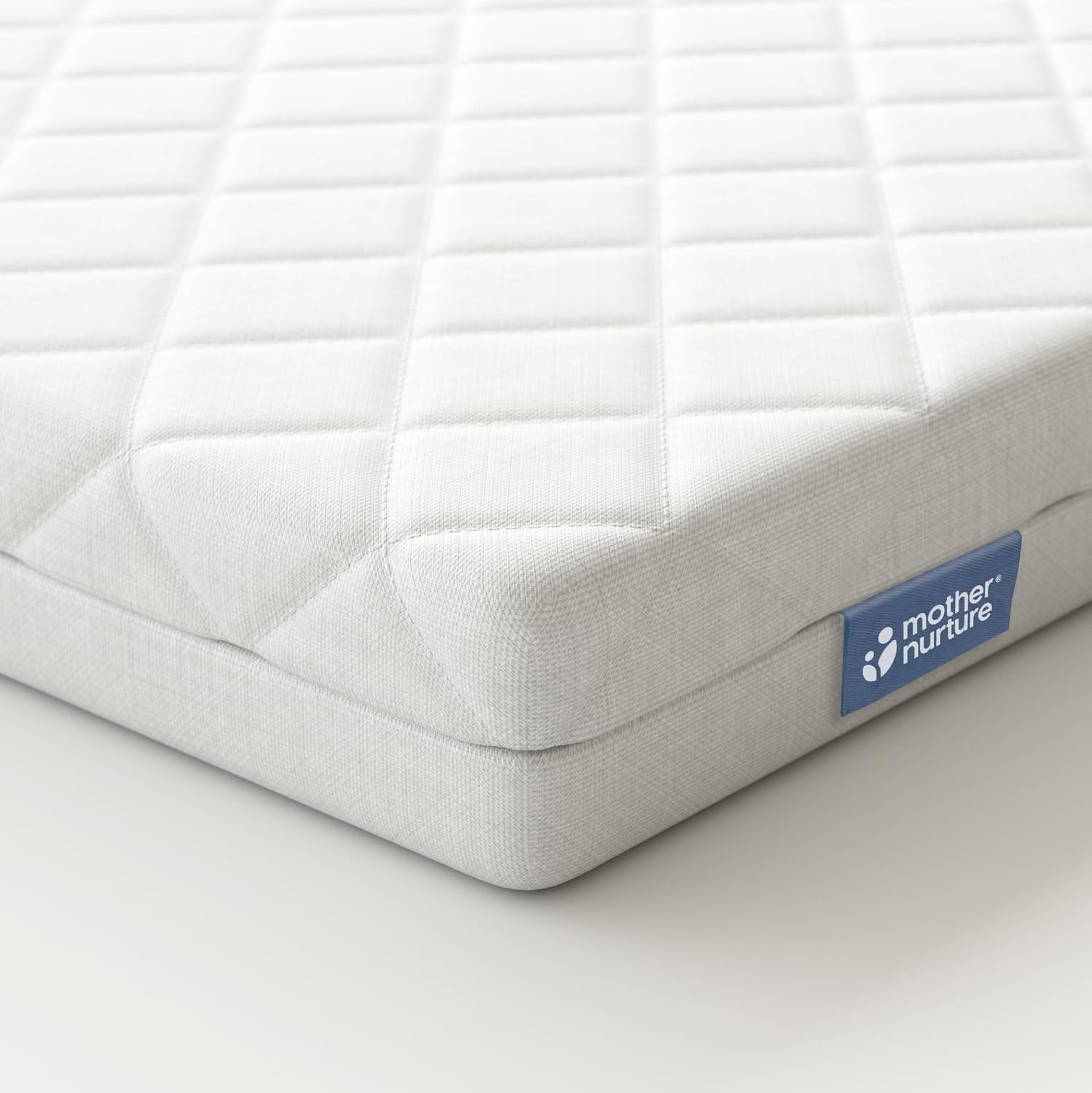 Mother Nurture Classic Foam Crib Mattress, White, 89 x 40 x 3.5 cm