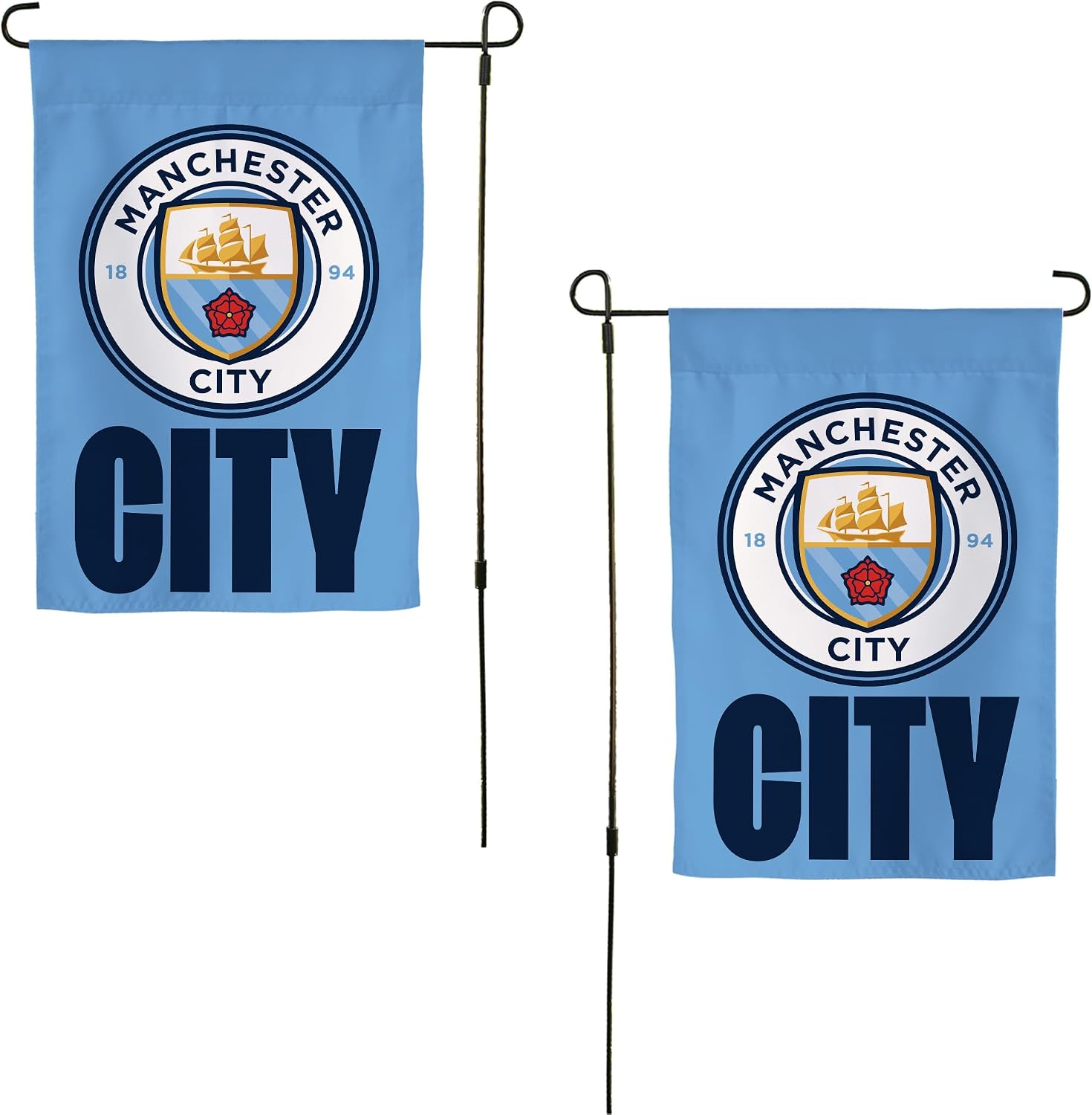 Desert Cactus Manchester City Garden Flag (B)