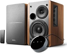 Edifier Powered Bookshelf Speakers R1280T with WiiM Mini AirPlay2 Wireless Wi-Fi Audio Streamer, Stream Hi-Res Audio from Spotify, Amazon Music and More