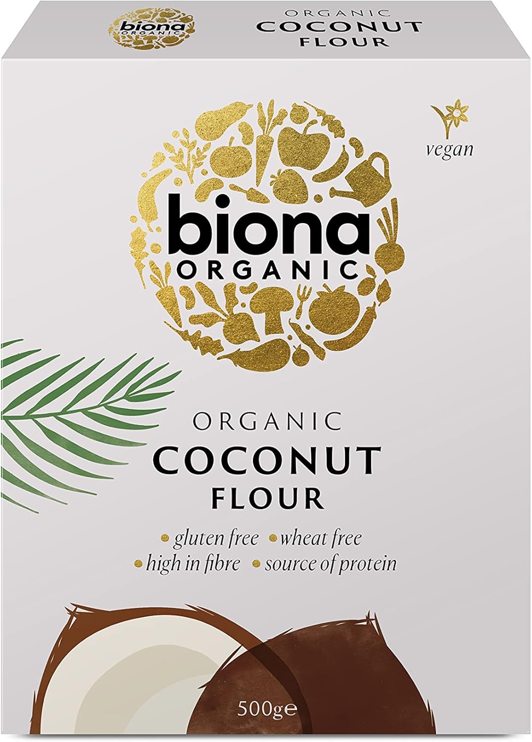 Biona Organic Coconut Flour 500g (Pack of 2)