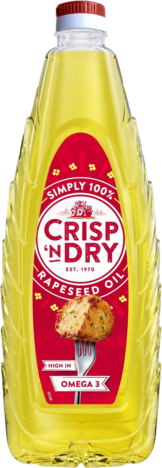 Crisp N Dry Rapeseed Oil, 1 Litre (Pack of 1)