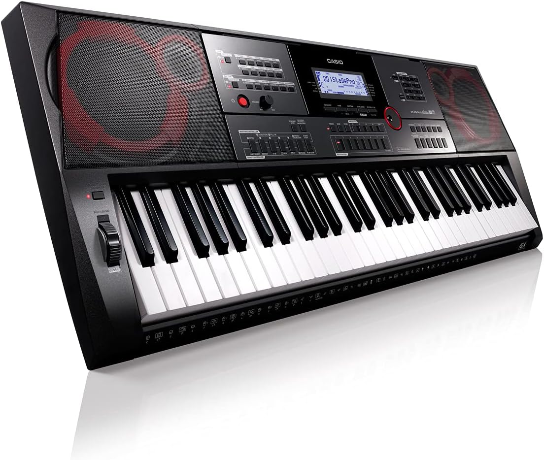 Casio CT-X5000 High Grade Keyboard with 61 Touch Response Keys - Black