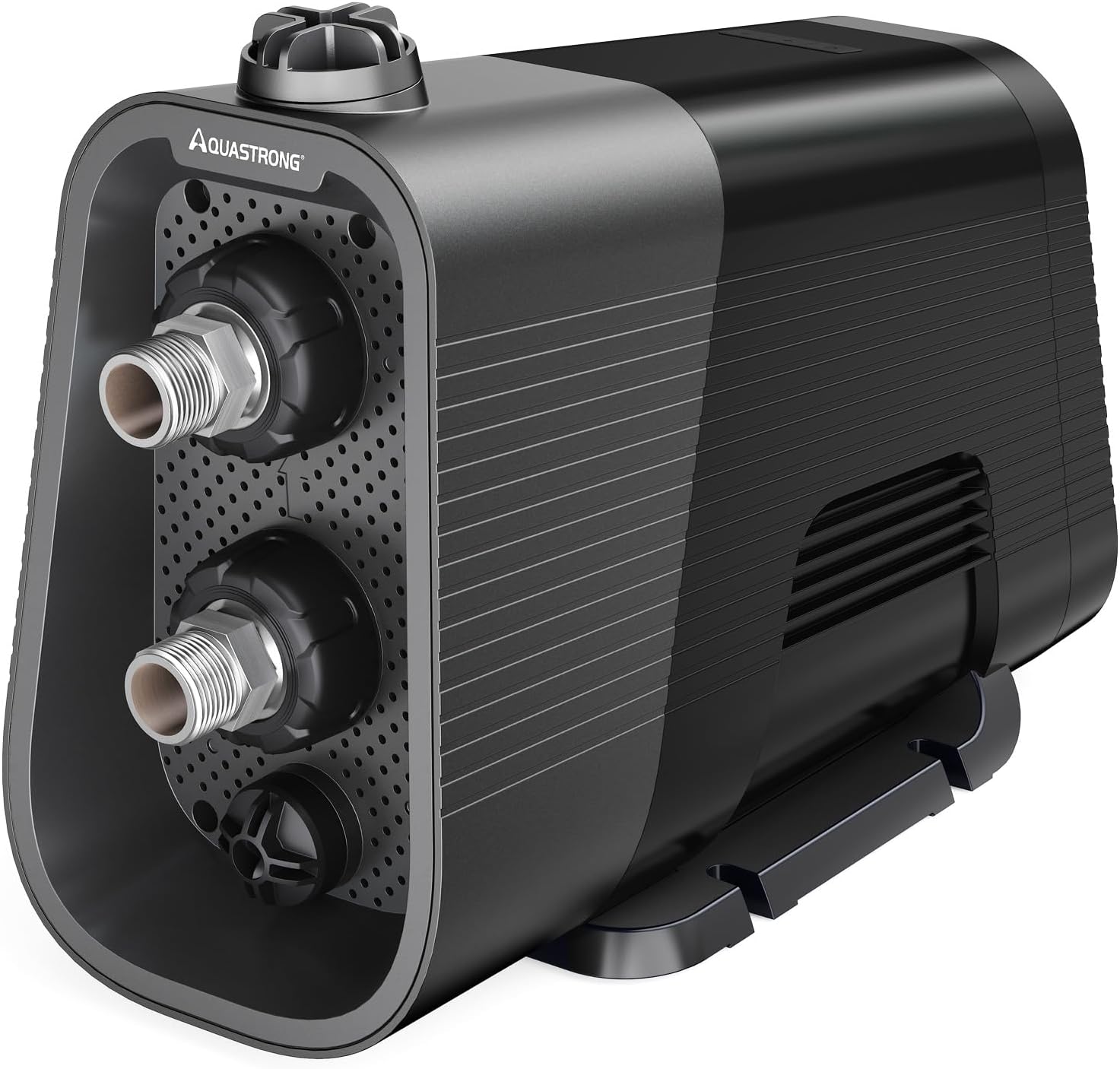 Aquastrong Whole House Water Pressure Booster Pump 80 PSI, 115V Automatic Variable Speed, Constant Pressure, Integrated Design, Self-Priming, for Home, Apartment, Shower, Garden, Shallow Well,Smart 45