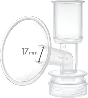 Maymom Breast Shield Flange Compatible with Ameda Breast Pumps Purely Yours, Finesse, NOT for Ameda MYA(17 mm, X-Small, 1-Piece)