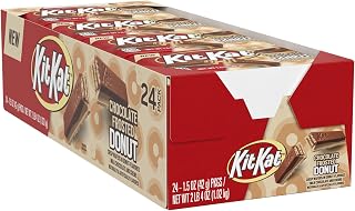 KIT KAT Chocolate Donut Flavored Wafer Candy Bars, 1.5 oz (24 Count)