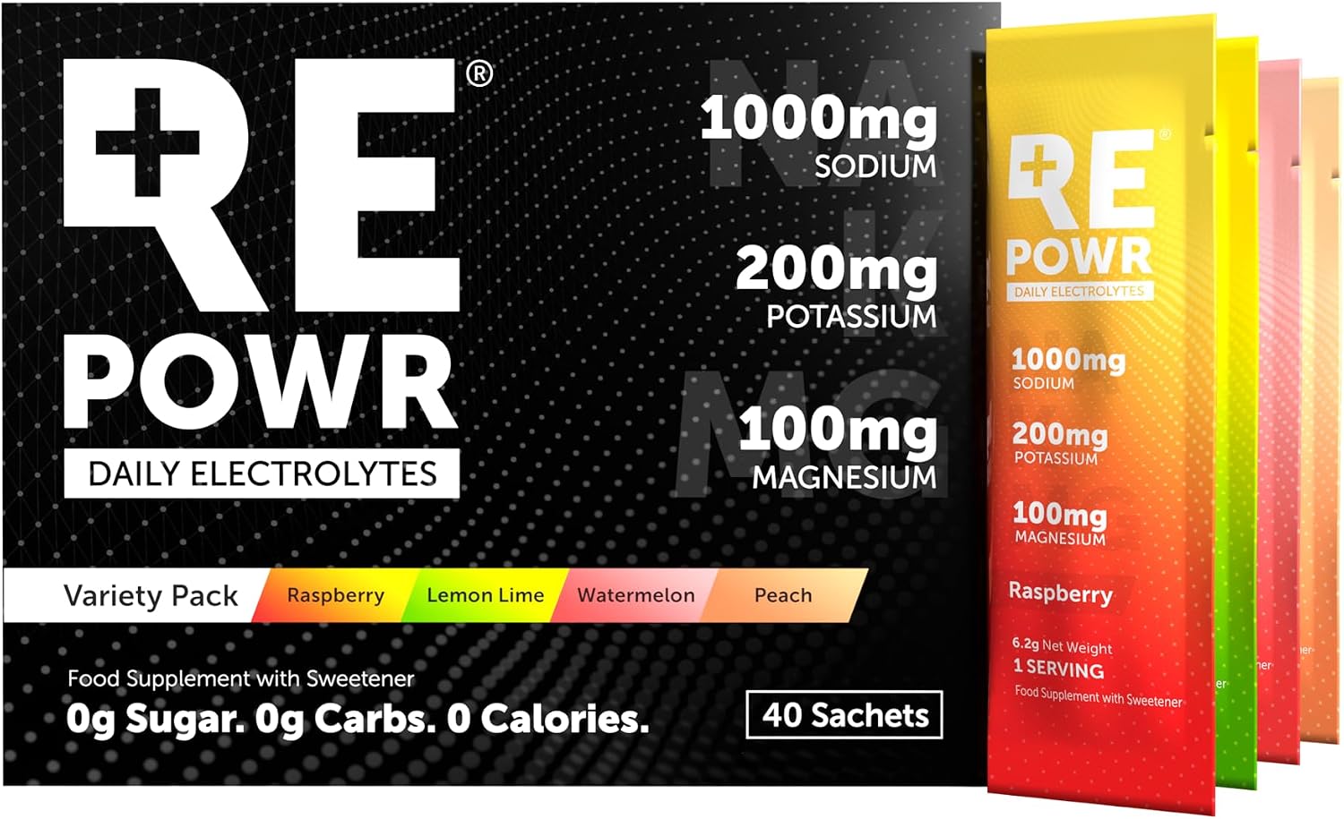 Variety 40's Mix 1 - Electrolytes Sachets with Natural Desert Salt