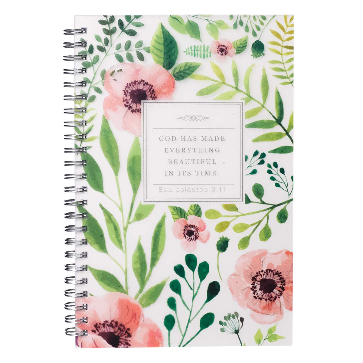Everything Beautiful in its Time Inspirational Notebook with Scripture, Ecclesiastes 3:11