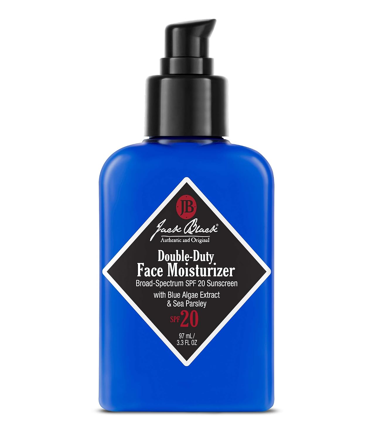 Jack Black Double Duty Face Moisturizer with SPF 20, Facial Moisturizer Face Cream for Men, Mens Facial Lotion with SPF, Gifts for Men