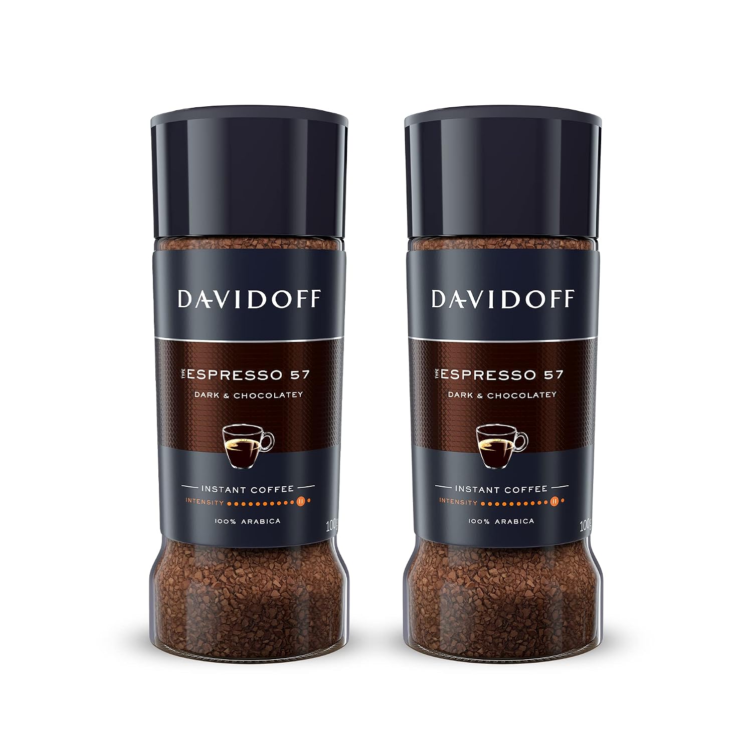 Davidoff Expresso 57 Intense Coffee Bottle, 2 X 100 g