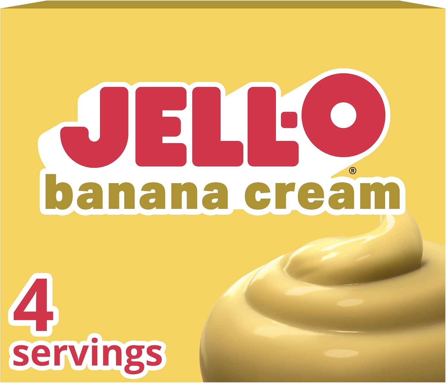 Jell-O Banana Cream Pudding and Pie Filling 96g
