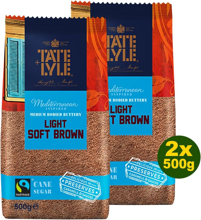 Tate + Lyle (Light Soft Brown Sugar 2 x 500g)