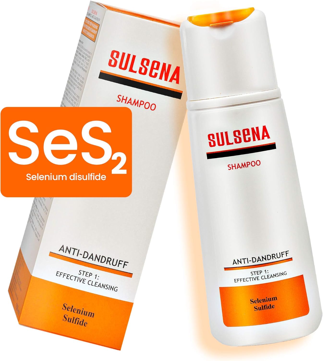 SULSENA Anti Dandruff Shampoo for Men and Women - Effective Shampoo for Oily Hair - Anti Dandruff Relief for Itchy Scalp - Nourishing Formula - Best Anti Dandruff Shampoo for Men and Women