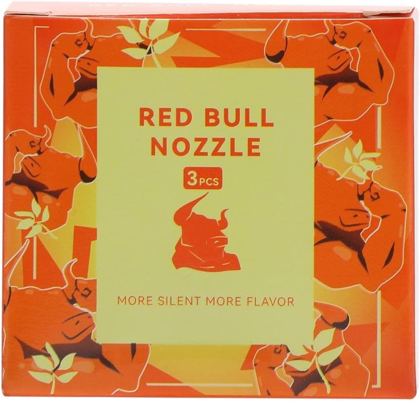 Silent Nozzle Redbull Flavor 3 Pcs Plastic Dispenser Control the Release and Prevent Leakage