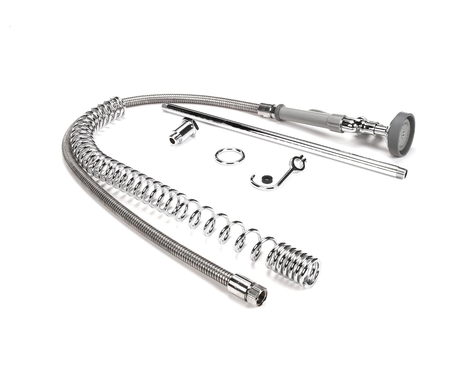 T&S Brass B-0133-LB Pre-Rinse Spring Action with Riser, Hose and Spray Valve