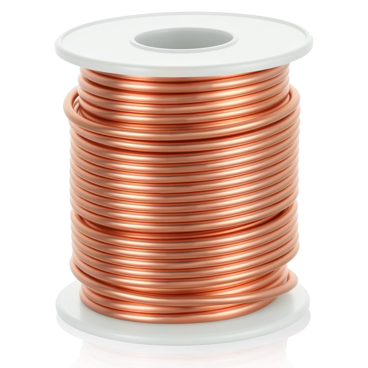 99.9% Pure Copper Wire (12 Gauge, 2MM), 50 Feet Solid Bare Copper Wire
