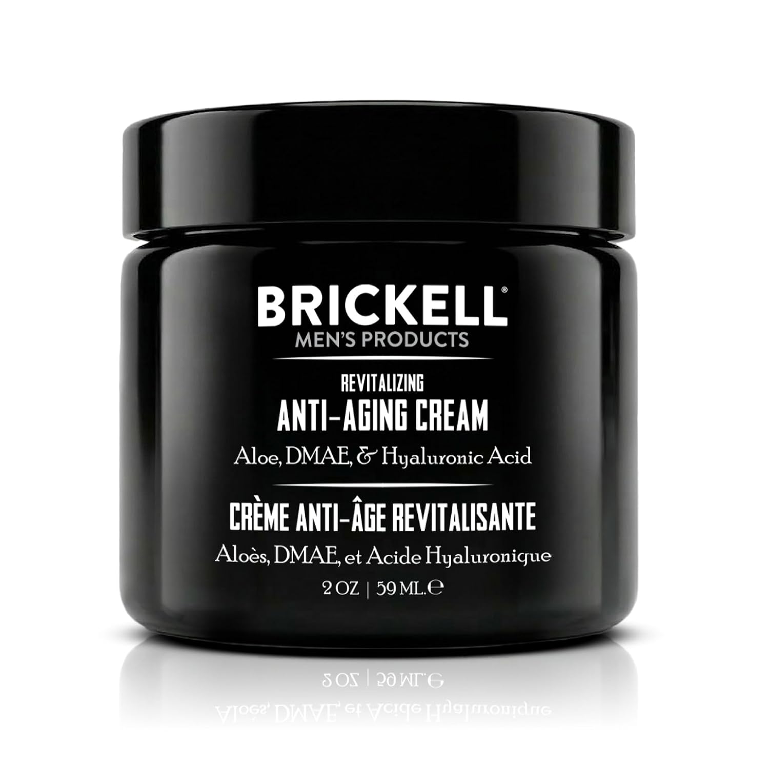 Brickell Men's Revitalizing Anti-Aging Cream For Men, Anti Wrinkle Night Face Cream To Reduce Fine Lines and Wrinkles, With Vitamin E, Jojoba Oil, and Hyaluronic Acid, 2 Ounce, Unscented