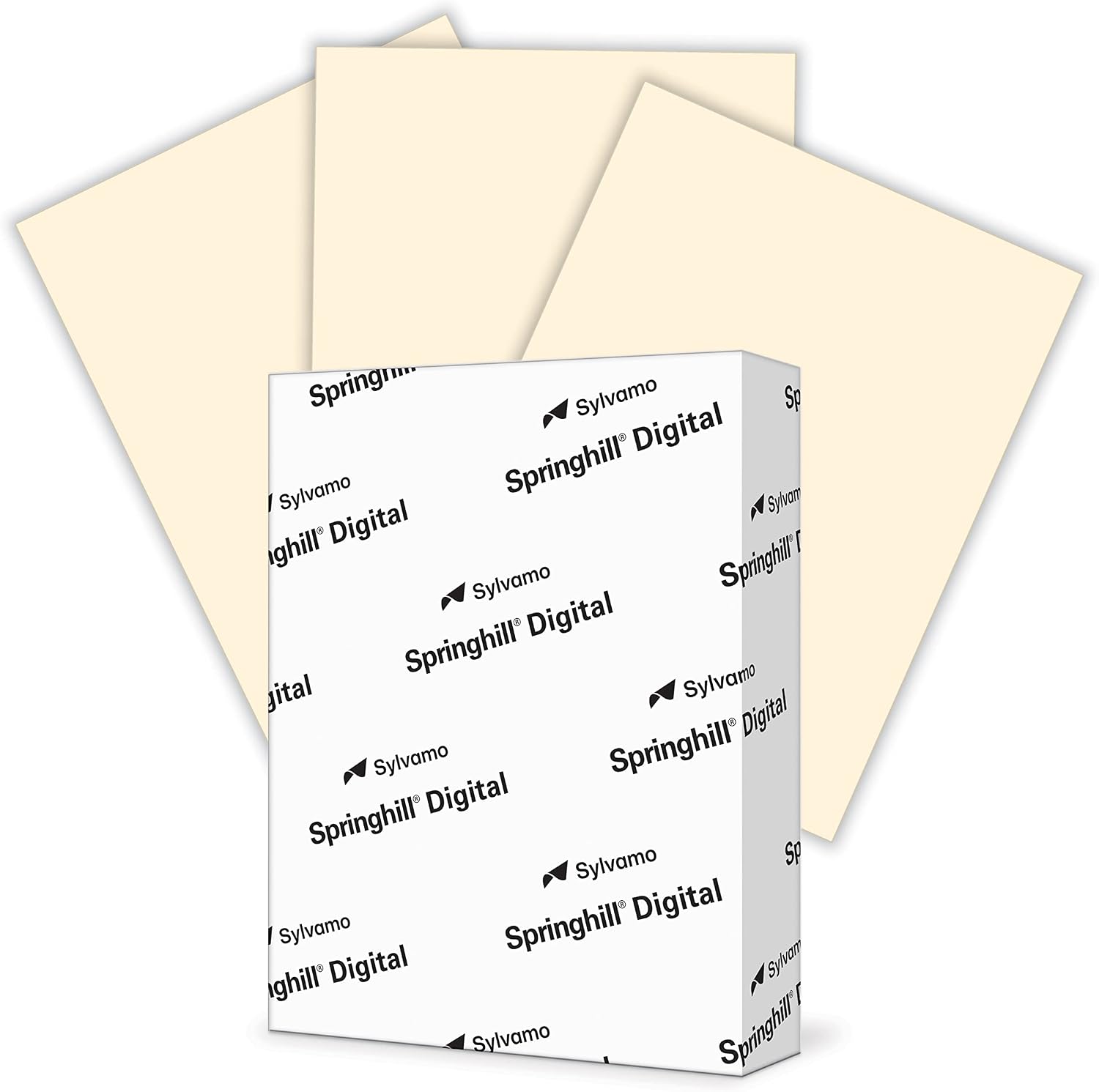 Springhill 8.5” x 11” Ivory Colored Cardstock Paper, 67lb Vellum Bristol, 147gsm, 250 Sheets (1 Ream) – Premium Lightweight Cardstock, Vellum Printer Paper with Textured Finish – 056000R