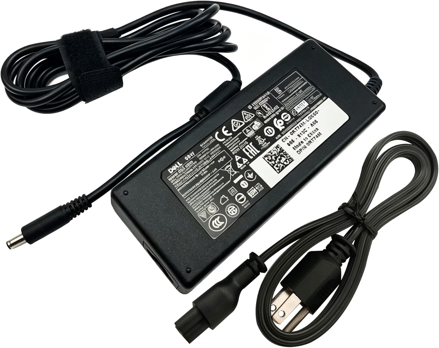 Dell 90W AC Power Adapter, 4.5mm Connector, with 1m Cable, for Laptops