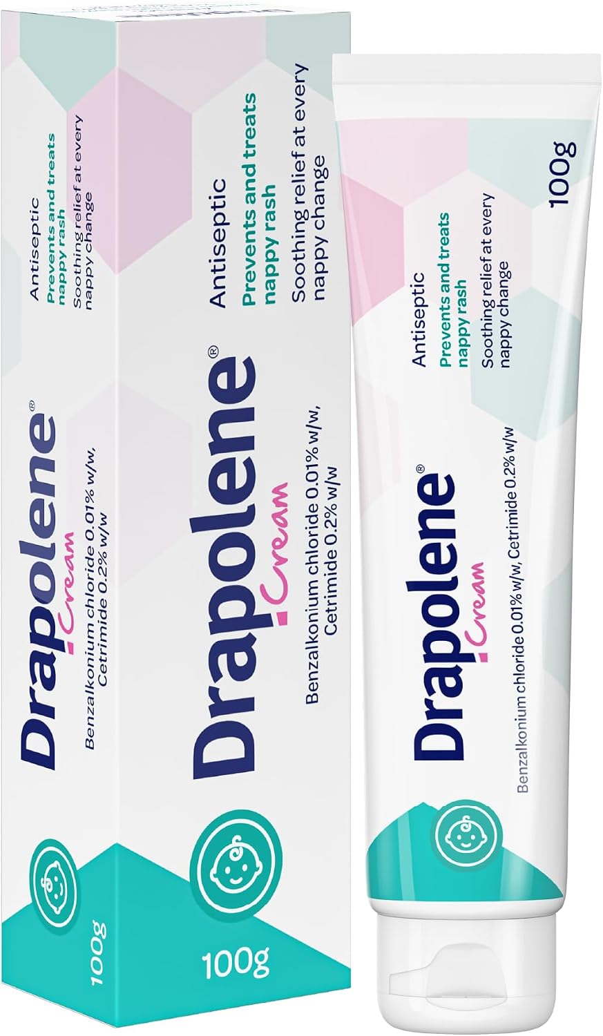 Drapolene® Cream 100g Tube | Prevents and Treats Nappy Rash | Soothes and Protects Baby's Bottom from Newborn Onwards