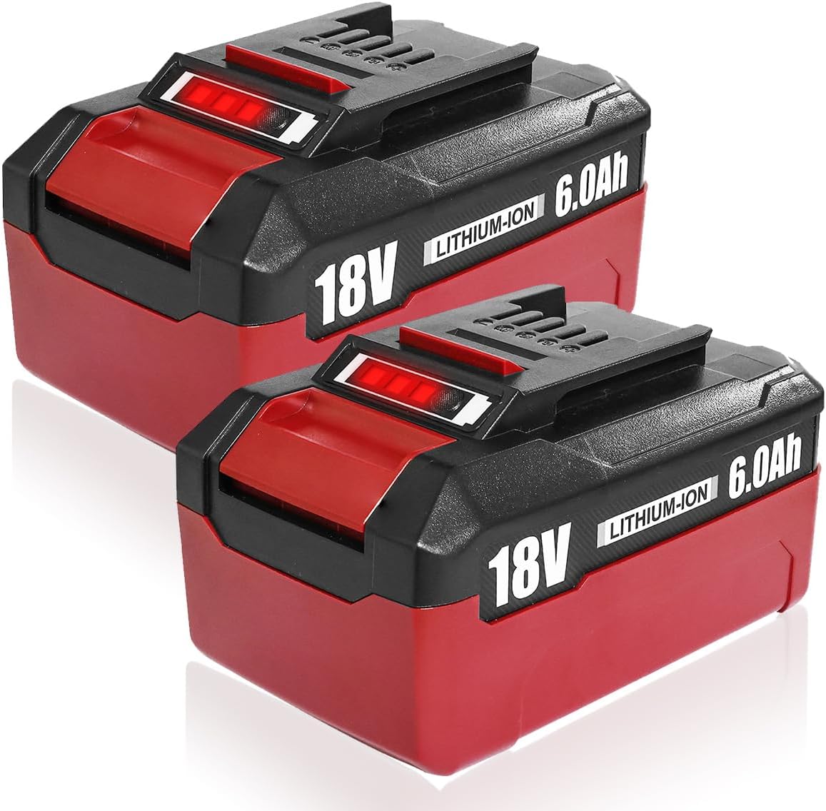 Azonpower 2-Pack 18V 6Ah Battery Pack Compatible with Einhell Tools X-Change 4511396 4511437 Cordless Power Tools