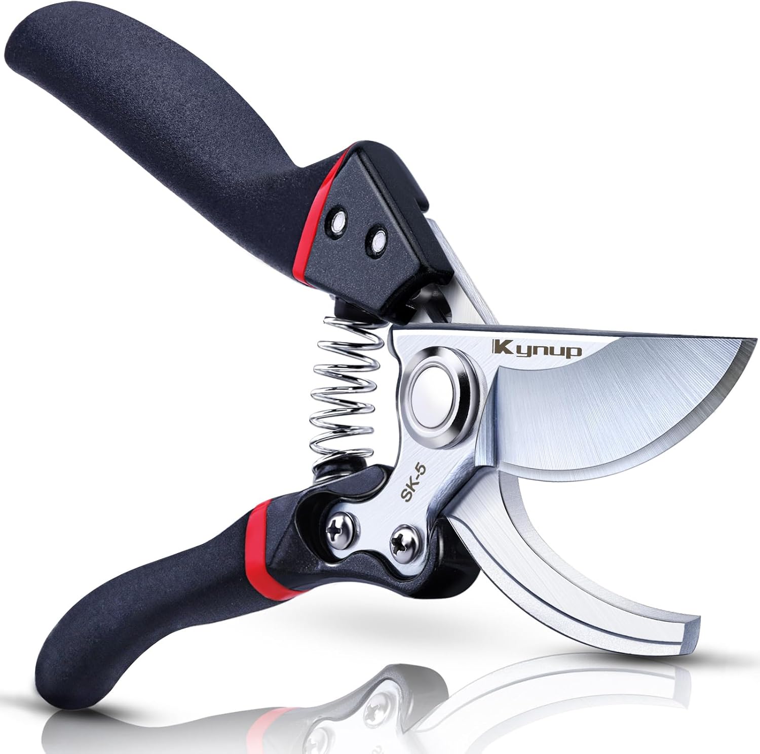 Kynup Secateurs Pruning Scissors, Gardening Pruning Shears, Garden Scissors, Hedge & Garden Shears, Clippers for Plants, Gardening, Trimming, Garden Tool(Black)