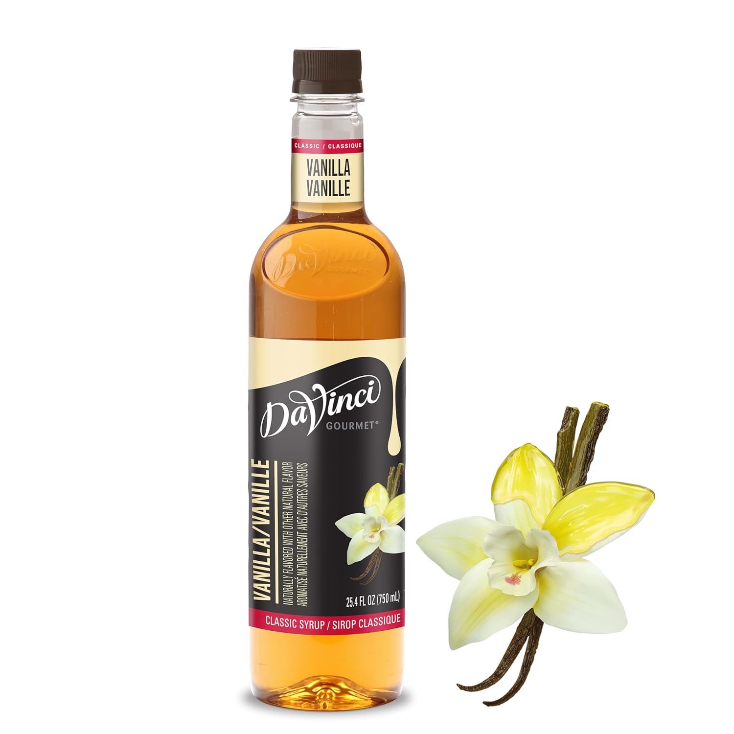 DaVinci Gourmet Classic Vanilla Syrup, 25.4 Fluid Ounces (Pack of 1)