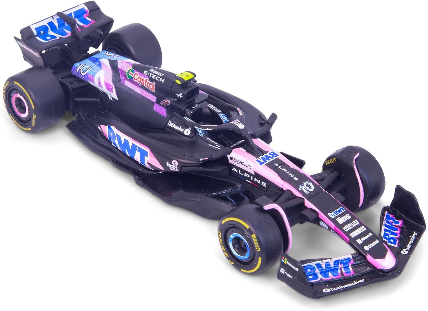 Bburago F1 BWT ALPINE F1 TEAM A524 Age 3+ (2024) - GASLY - 1:43 Scale - Incredibly Detailed Die-Cast Replica Collectible Race Car Model, Multiple Colours
