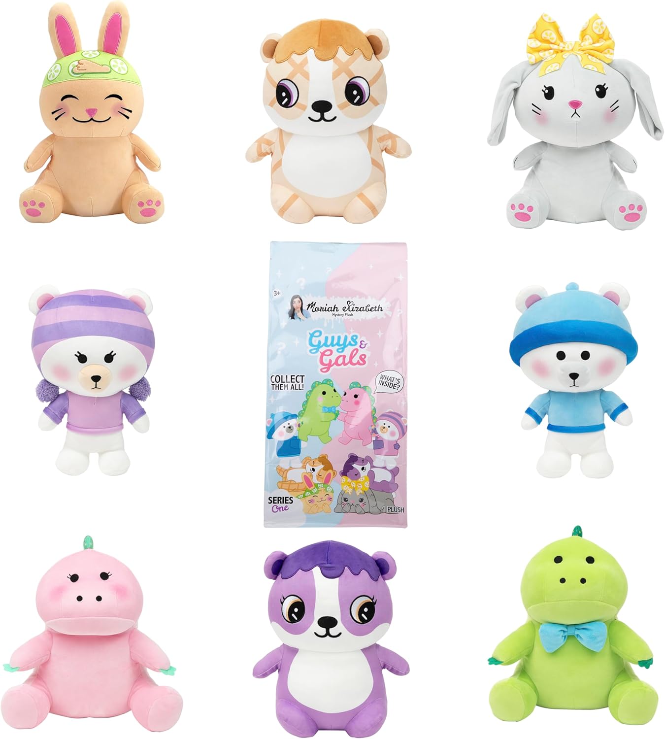 Moriah Elizabeth 11” Mystery Plush – Guys & Gals; YouTube Craft Channel, Blind Box, 1 of 8 Possible, Official Merch