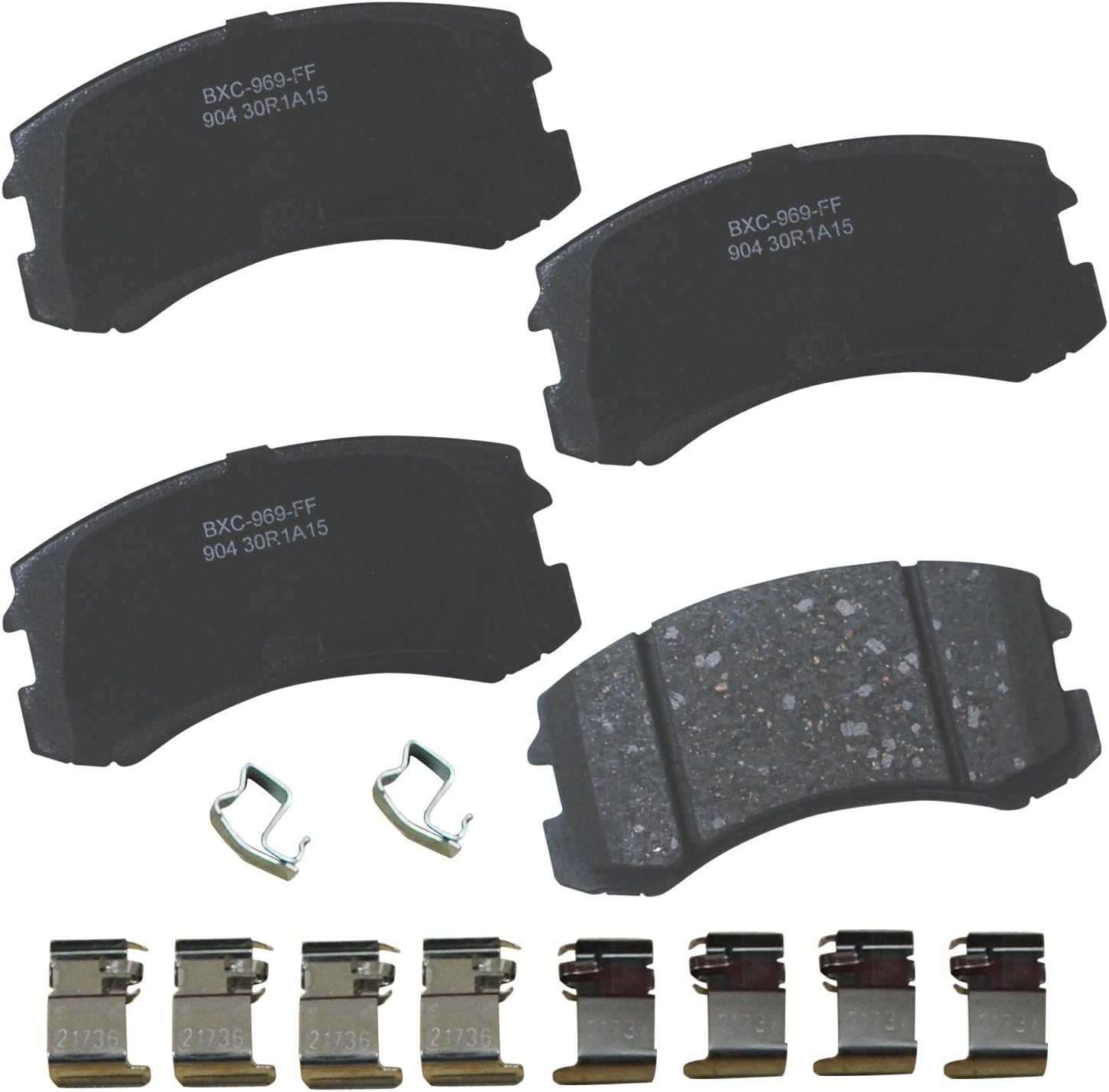 Bendix Premium SBC904 Ceramic Front Brake Pads for Mitsubishi Lancer 2007-2002