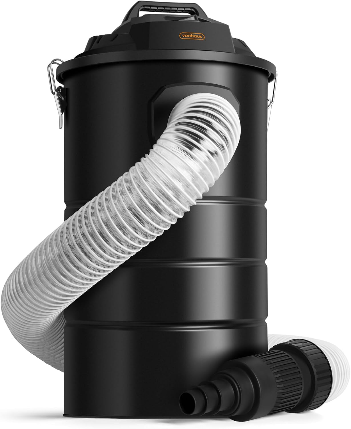 VonHaus 1200W Industrial Dust Collector – 55L Wet & Dry Vacuum with HEPA Filter – Workshop Dust Extractor – 2m Hose, 5 Adaptors (31–85mm), 1 Micron Filtration