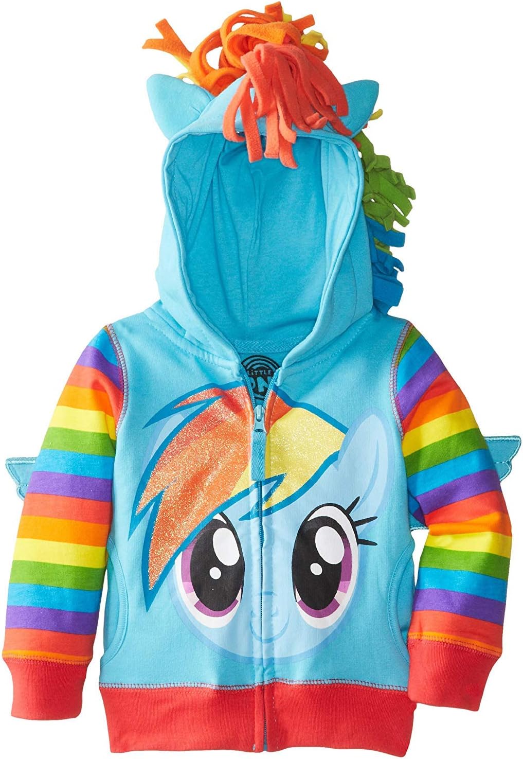 My Little Pony Girls' Little Rainbow Dash Blue Multi