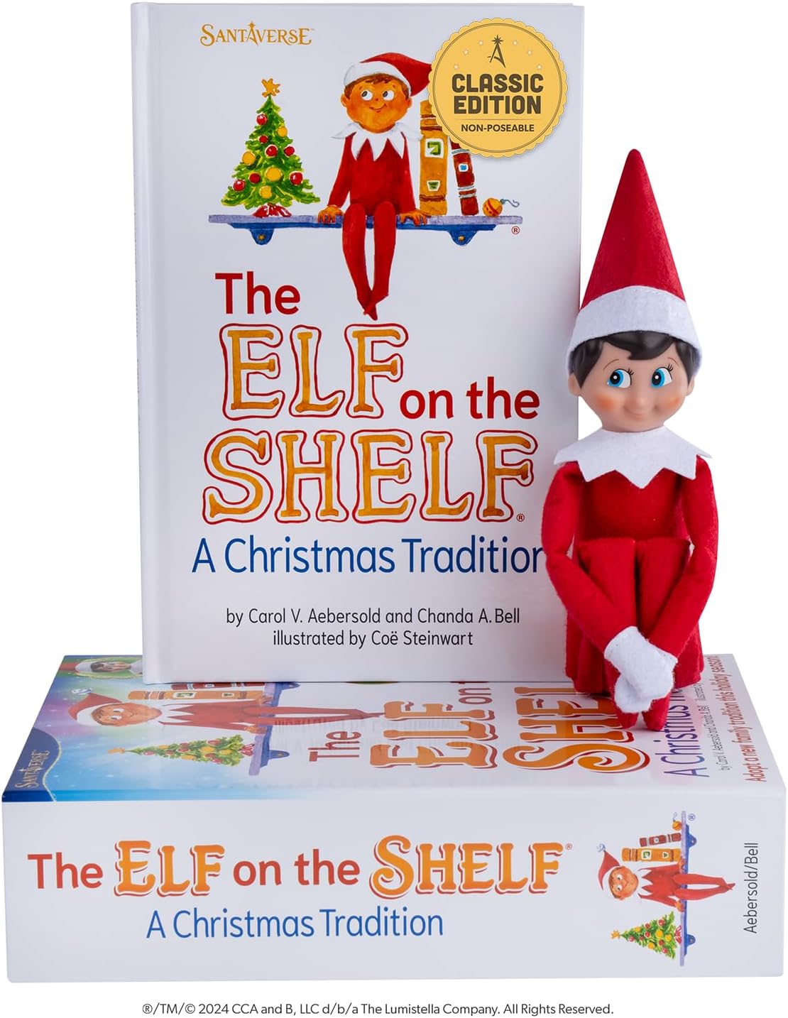 The Elf on the Shelf Box Set - Boy Scout Elf with Blue Eyes