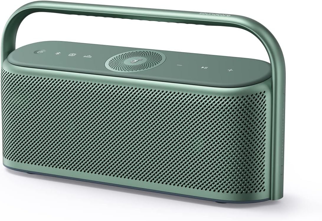soundcore Motion x600 Bluetooth Speaker with Wireless Hi-Res Spatial Audio, 50W Sound, IPX7 Waterproof, Pro EQ, Built-In Handle, AUX-In, Portable Speaker for Home, Office, Outdoors